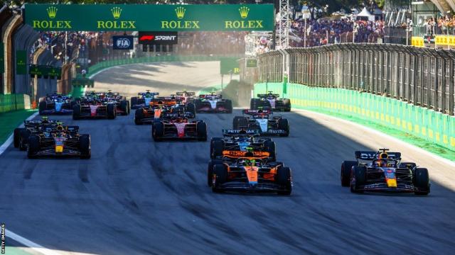 Verstappen wins Sao Paulo sprint race