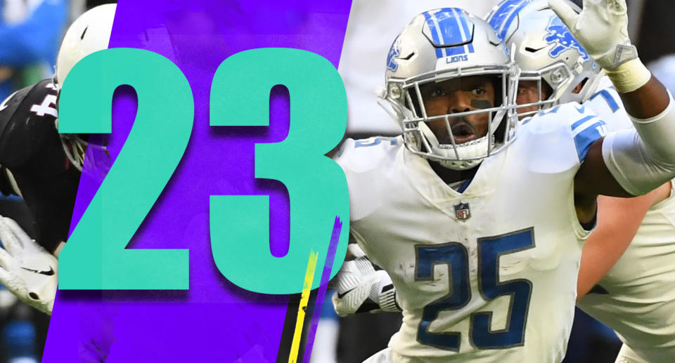 <p>The Lions won, but they had 218 yards on offense. Injuries have really hurt, but it’s surprising how bad Detroit’s offense has slipped. Nobody is speaking glowingly anymore about the future of offensive coordinator Jim Bob Cooter. (Theo Riddick) </p>