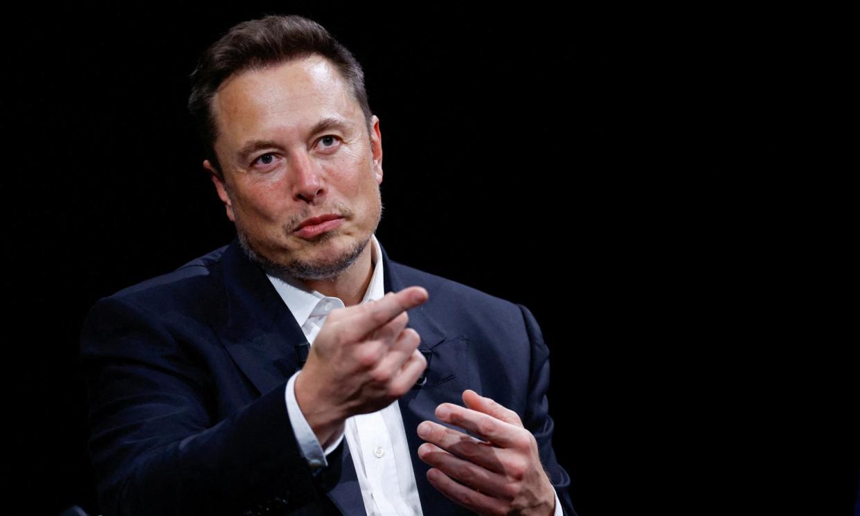 <span>Elon Musk, the owner of X.</span><span>Photograph: Gonzalo Fuentes/Reuters</span>