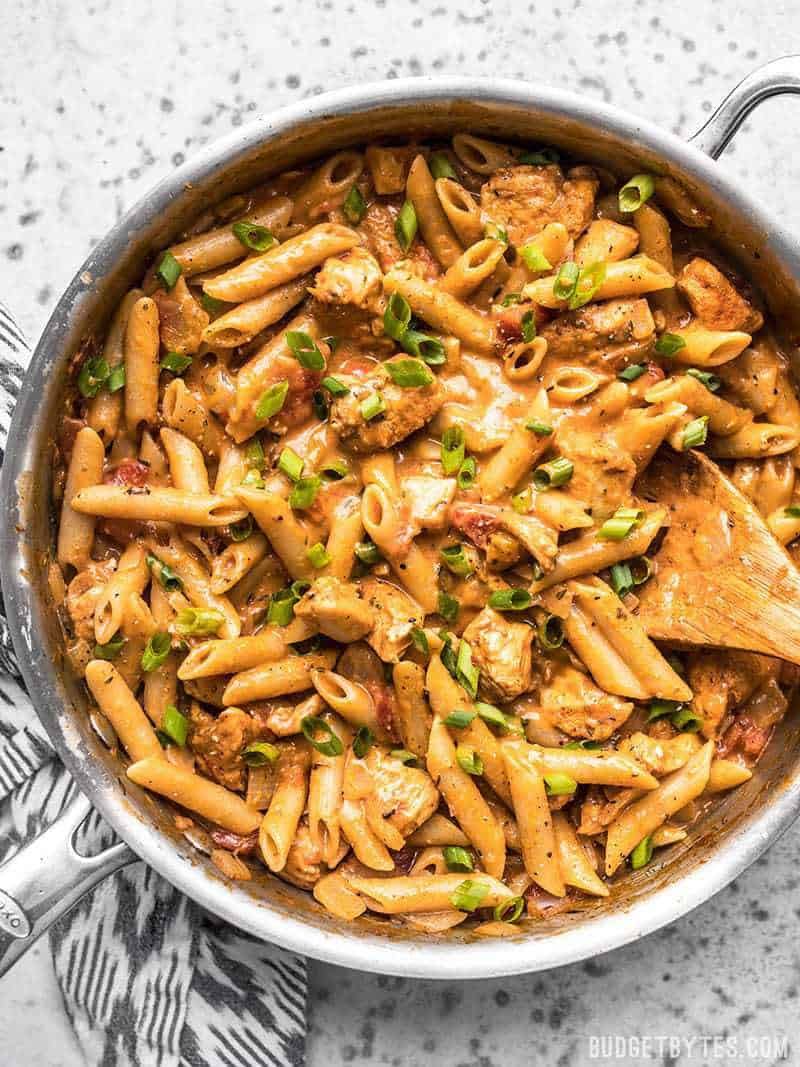 One-Pot Creamy Cajun Chicken Pasta