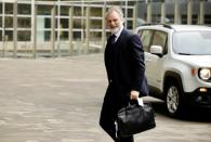 Britain's Permanent Representative to the EU Tim Barrow arrives at the EU headquarters in Brussels