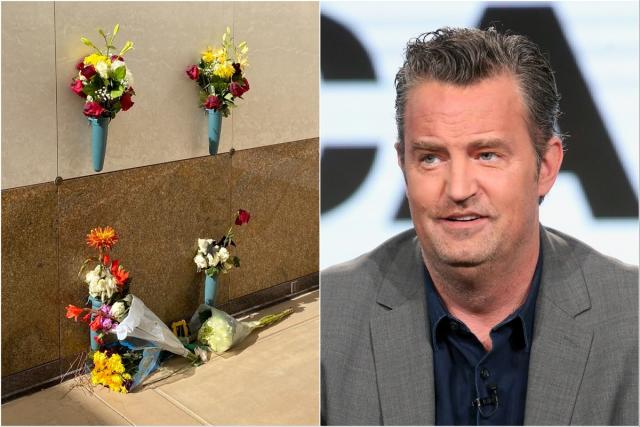 Friends fans pay their respects at Matthew Perry s serene  