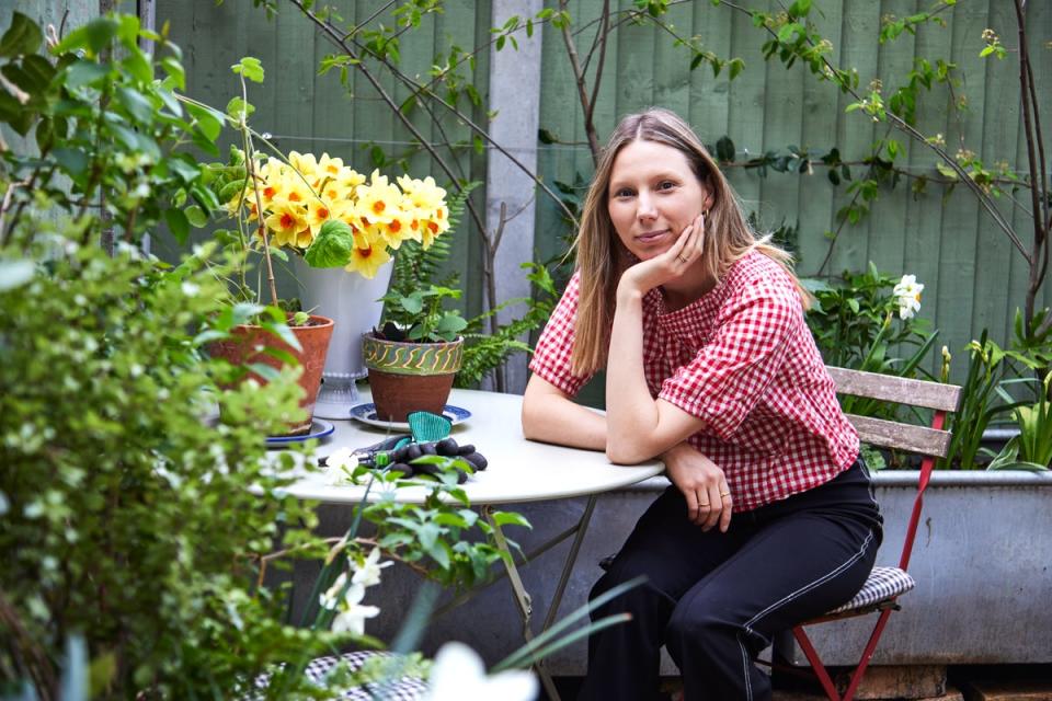 Illustrator Frances Costelloe got into gardening during lockdown (Juliet Murphy)