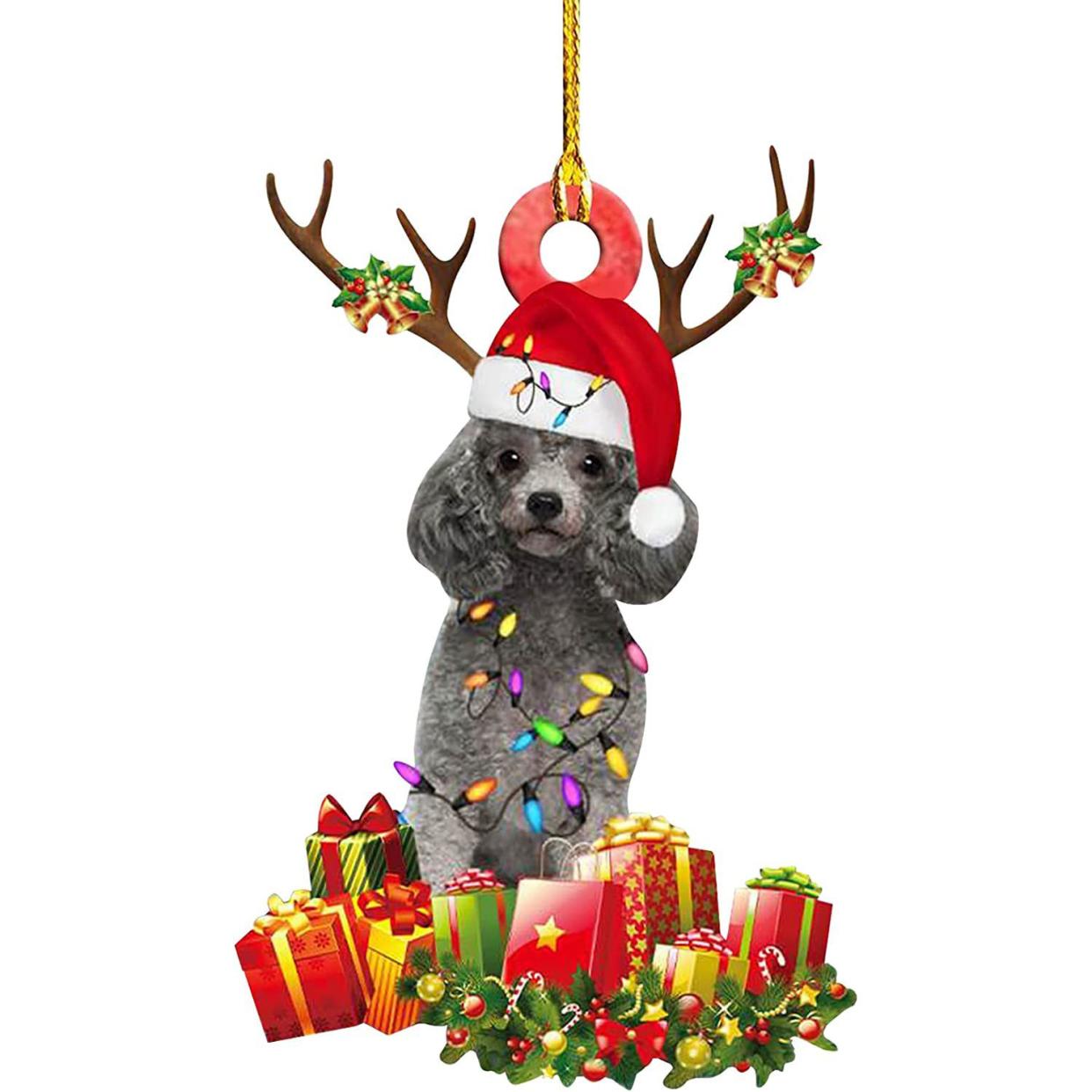 Christmas Dog Ornament