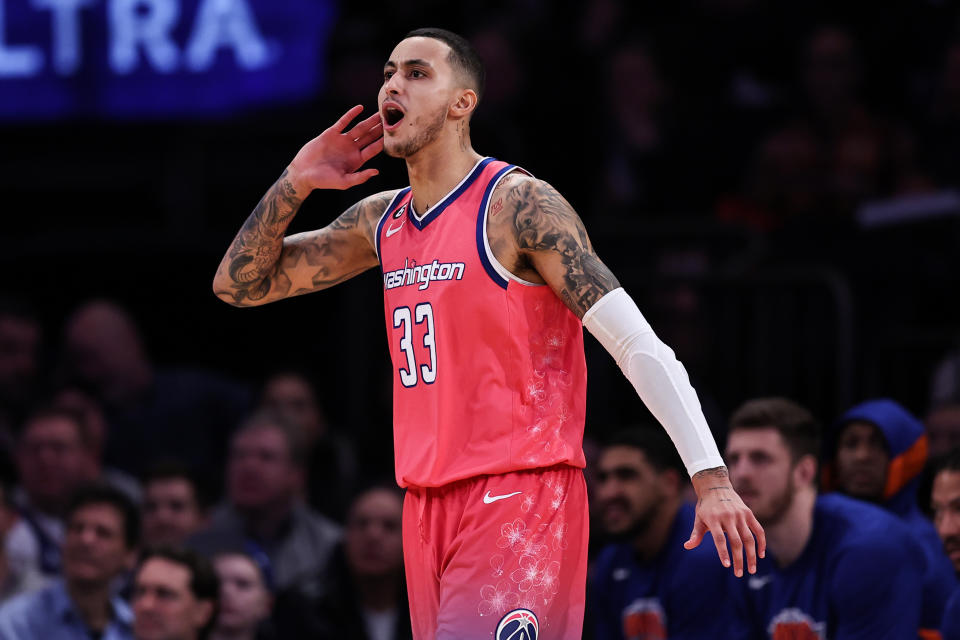 Kyle Kuzma #33 of the Washington Wizards has fantasy value