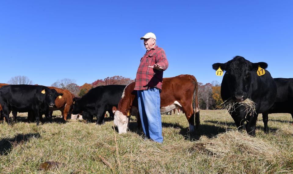 Wayne Waddell of Woodruff talks about how a Duke power line proposal could run through his 168-acre farm and change his way of life.  Waddell talks about the hard work and care to work on a farm. 