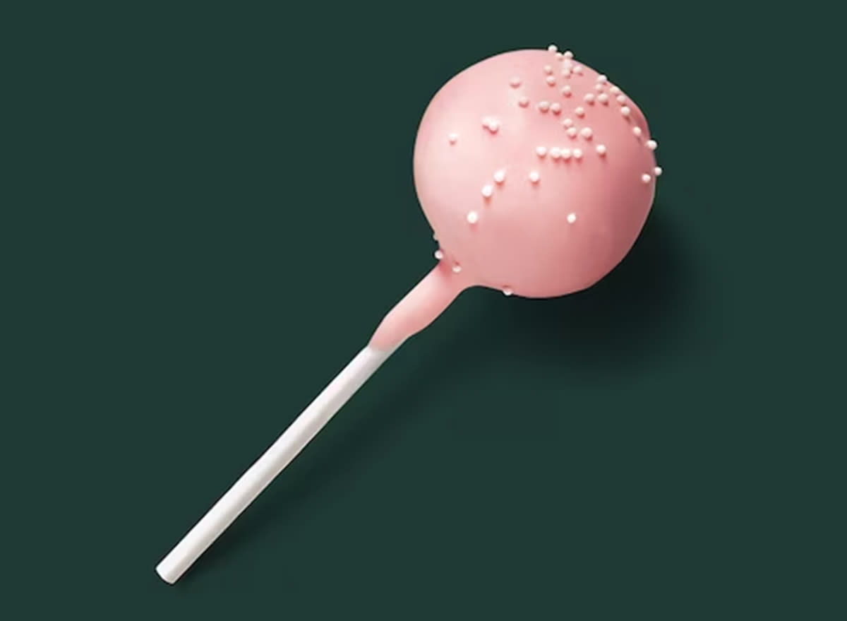 Starbucks Birthday Cake Pop