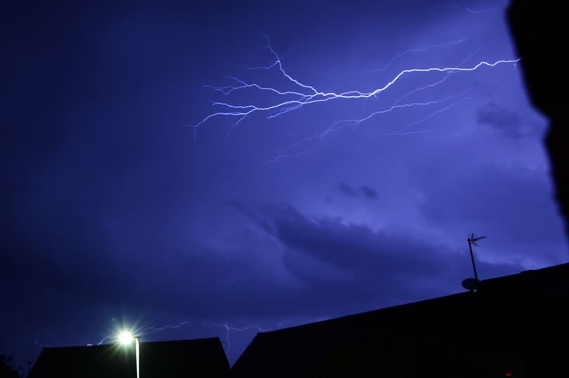 Thunderstorms are set to batter parts of Merseyside