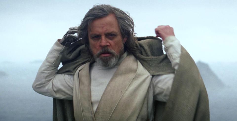 Mark Hamill's climactic cameo in 'The Force Awakens' (credit: Lucasfilm)