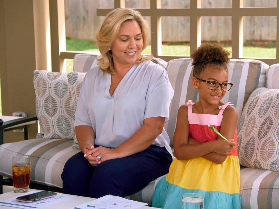 Julie Chrisley and adopted daughter Chloe Chrisley in an episode of "Chrisley Knows Best."