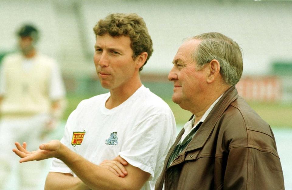 Michael Atherton (left) and Ray Illingworth did not see eye to eye (Bob Collier/PA). (PA Archive)