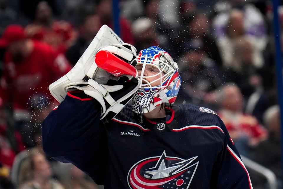 Blue Jackets goaltender Joonas Korpisalo is playing on a one-year contract worth $1.3 million.