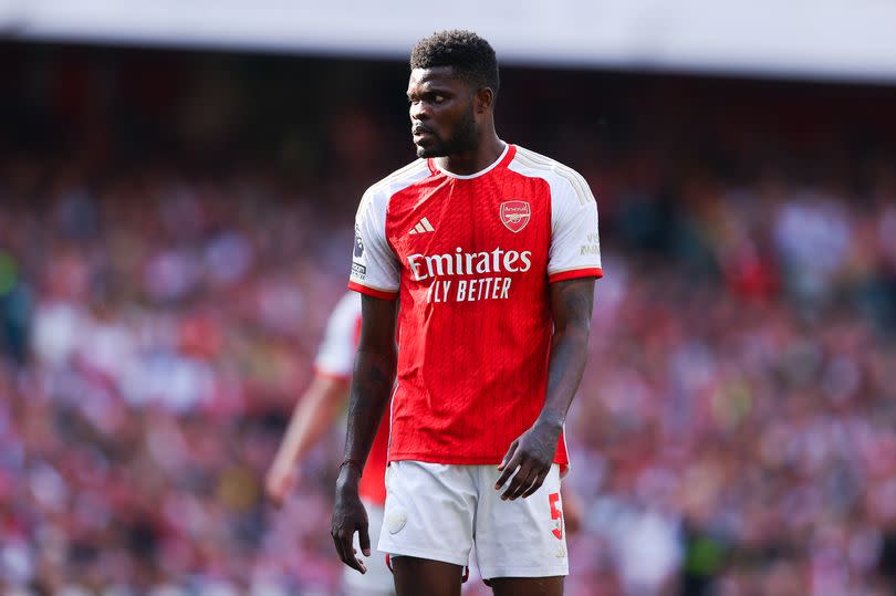 Arsenal midfielder Thomas Partey