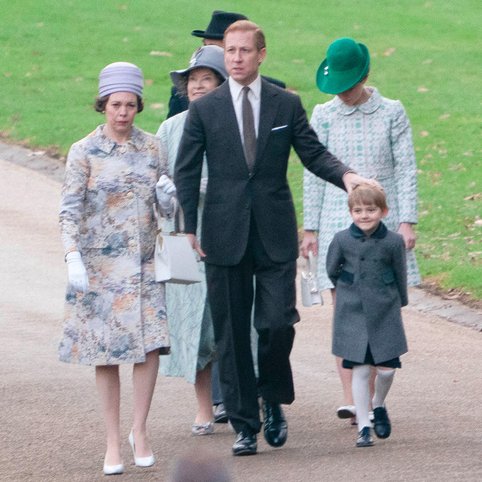 La reine d'Angleterre, le prince Philip et le prince Edward