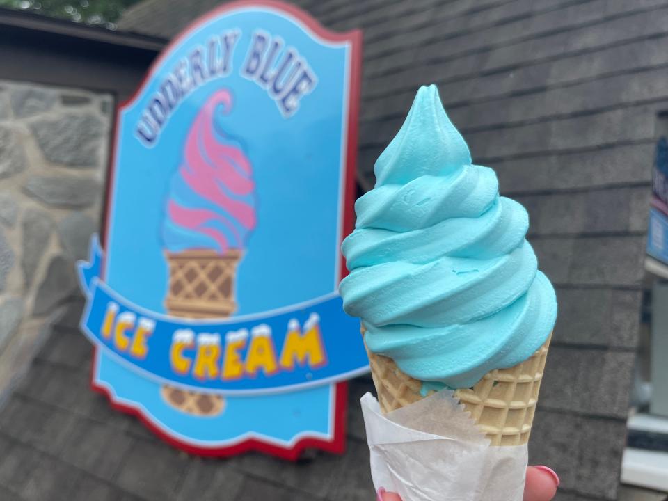 holiday world blue ice cream