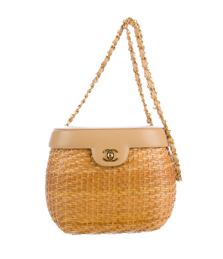 Chanel Wicker Basket Bag