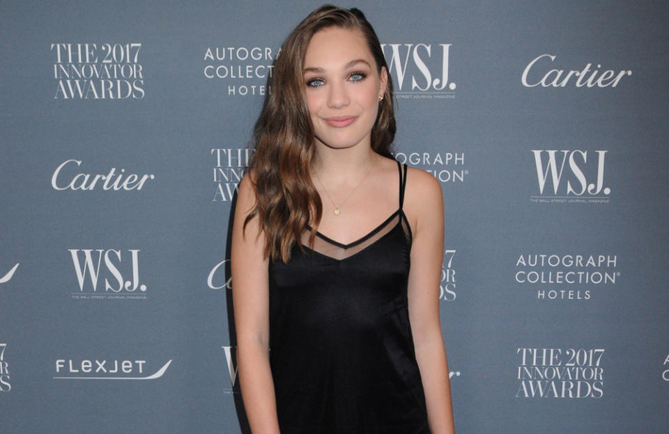 Maddie Ziegler started wearing makeup from a young age credit:Bang Showbiz