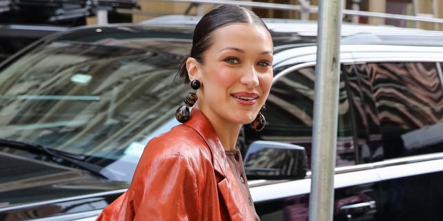 Bella Hadid Wears Shapewear During Paris Fashion Week