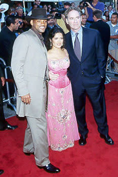 The Fresh Prince , Salma Hayek and Kevin Kline , stars of " Bad Boys ," " Fools Rush In " and " Consenting Adults ," respectively, at the LA premiere for Wild Wild West Photo by Jeff Vespa