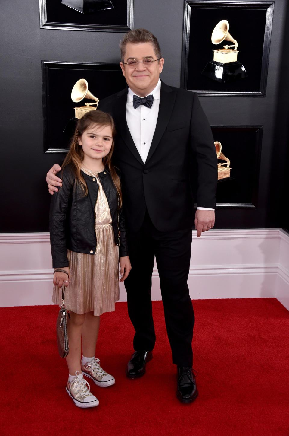 Patton Oswalt with Alice Rigney Oswalt, 9.