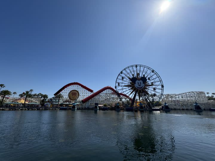 Pixar Pier at DCA taken with iPhone 15 Pro.