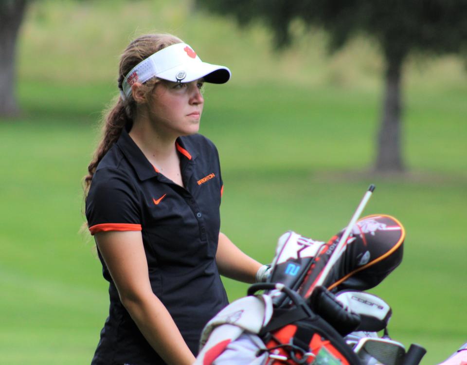 Brighton's Lauren Forcier has lowered her average from 94 as a freshman to 81.8 as a junior.