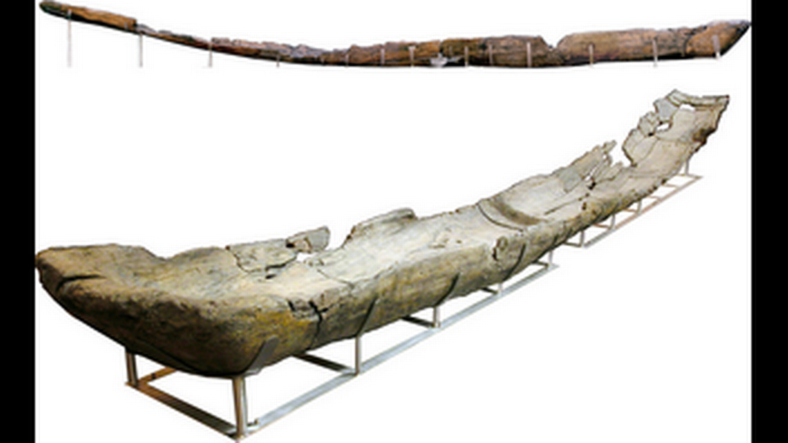 The second canoe was made from alder wood and had structures that could have been used for sailing.