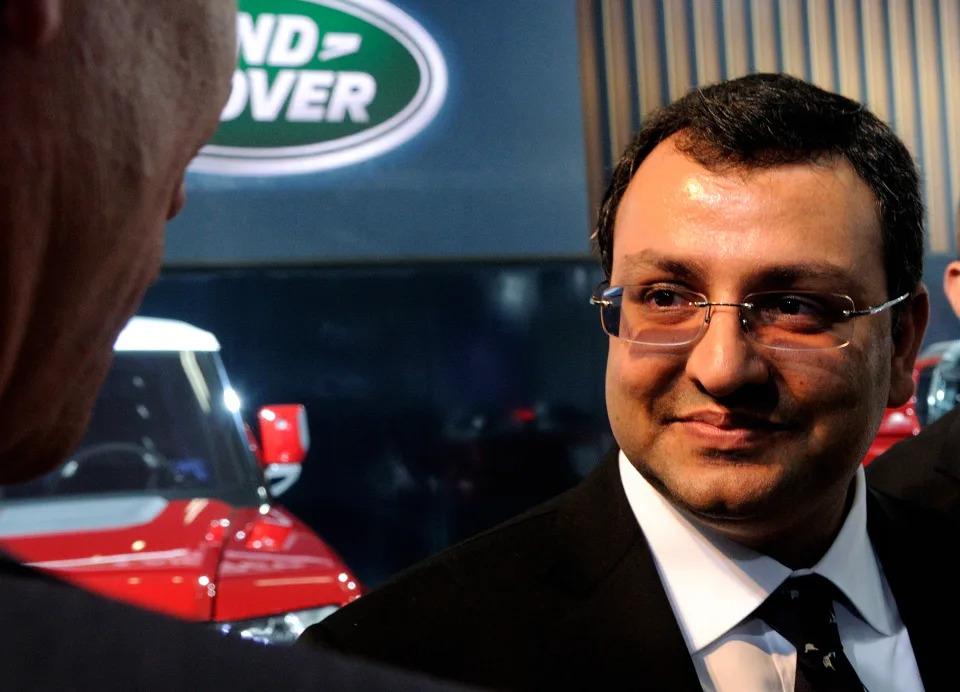 NEW DELHI, INDIA  JANUARY 6, 2012: Cyrus Mistry of Tata group during the launch of the land rover at 11th Auto Expo in New Delhi. (Photo by Pradeep Gaur/Mint via Getty Images)