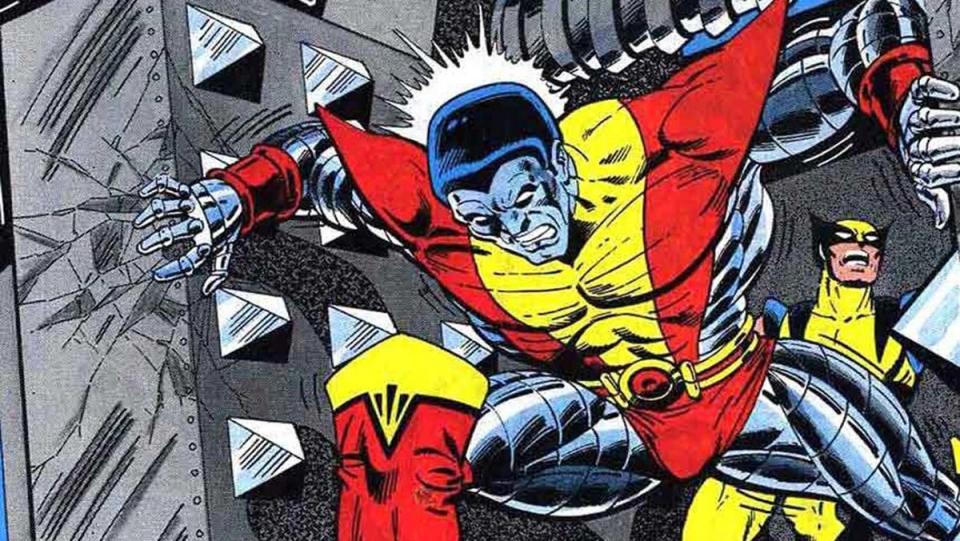 The metal X-Man Colossus.