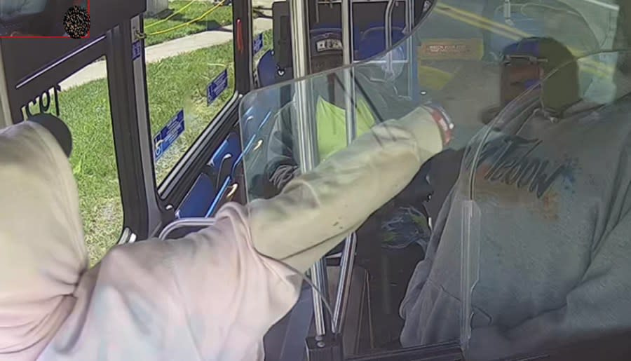 Police are searching for a suspect believed to have threatened a COTA bus passenger in east Columbus, April, 20, 2024. (Courtesy/Columbus Division of Police)