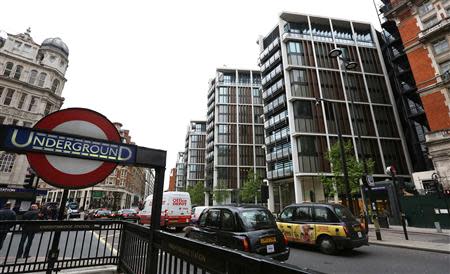 The development of One Hyde Park is seen London, May 2, 2014. REUTERS/Paul Hackett