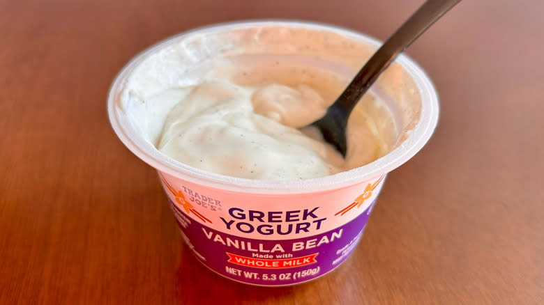 Trader Joe's vanilla Greek yogurt