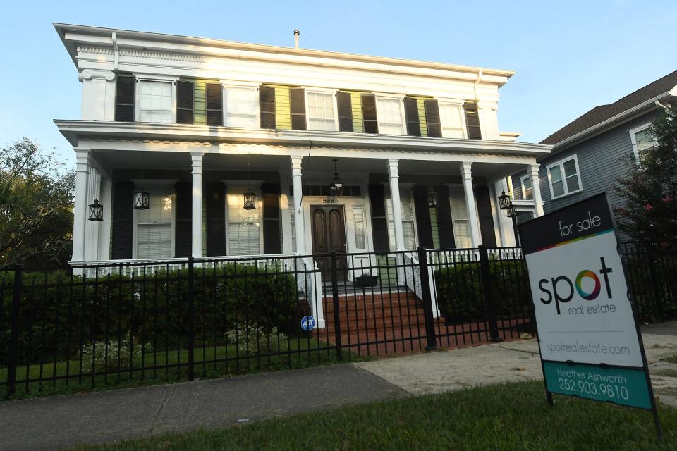 This historic home at 508 S. Front St. is for sale in downtown Wilmington.