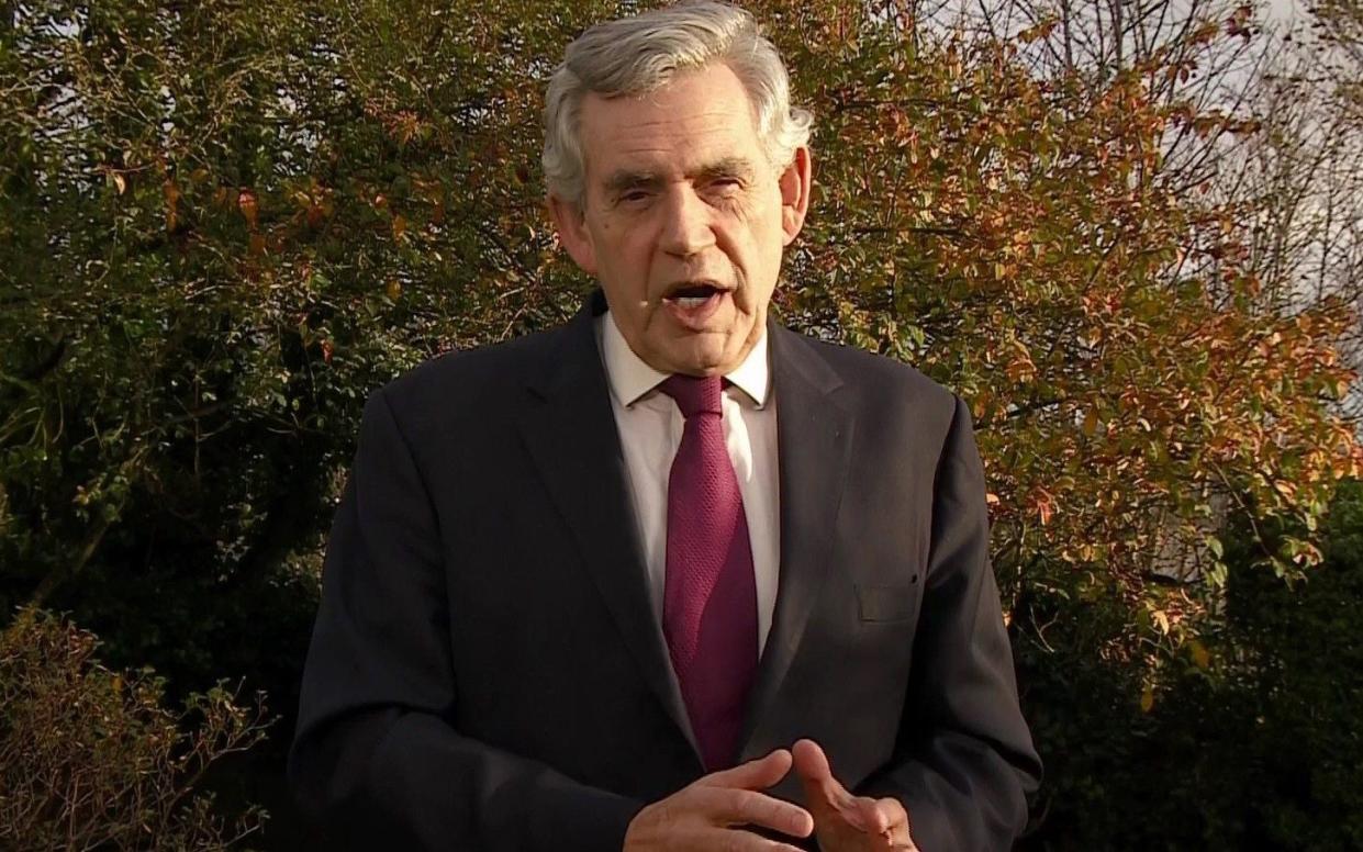 Gordon Brown speaking to the BBC's Andrew Marr -  pixel GRG