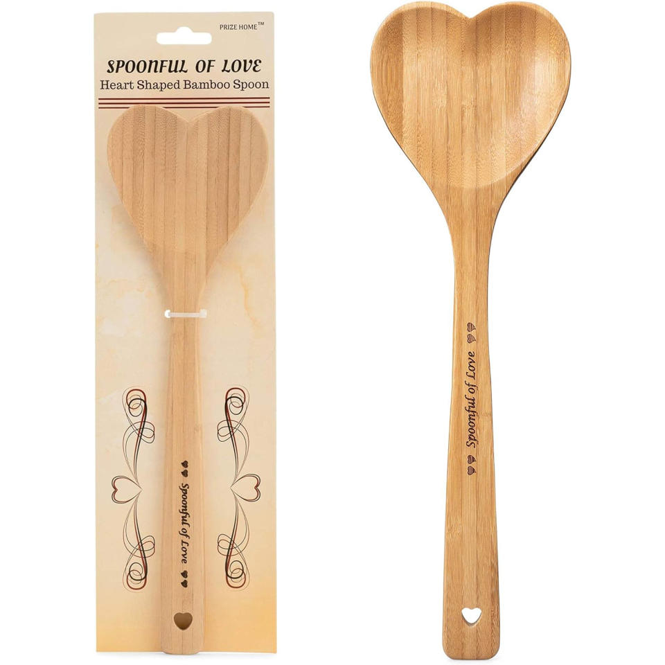 Heart Shaped Bamboo Spoon. (Photo: Amazon SG)