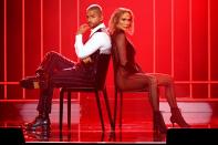 <p>Jennifer Lopez and Maluma bring down the house at the 2020 American Music Awards in L.A. on Sunday.</p>