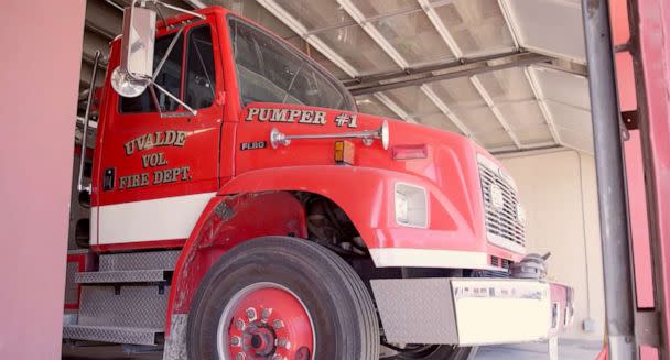 PHOTO: The Uvalde Volunteer Fire Department is working to raise funds for the injured children who survived the Robb Elementary School mass shooting. (Kat Caulderwood/ABC News)