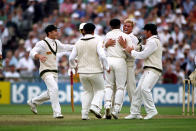<p>Ball of the century: Shane Warne bowled Mike Gatting with his first ball against England in 1993<br></p>