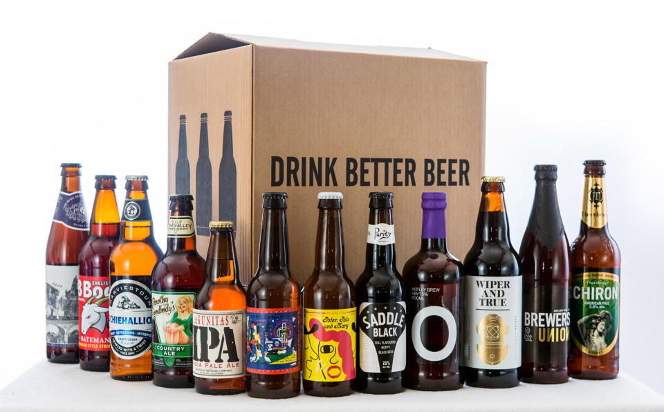<p>One bottle of beer from independent breweries sent every week. There’s even a gluten free option! <a rel="nofollow noopener" href="https://beerbods.co.uk/shop/subscribe/" target="_blank" data-ylk="slk:Buy now;elm:context_link;itc:0;sec:content-canvas" class="link ">Buy now</a> </p>