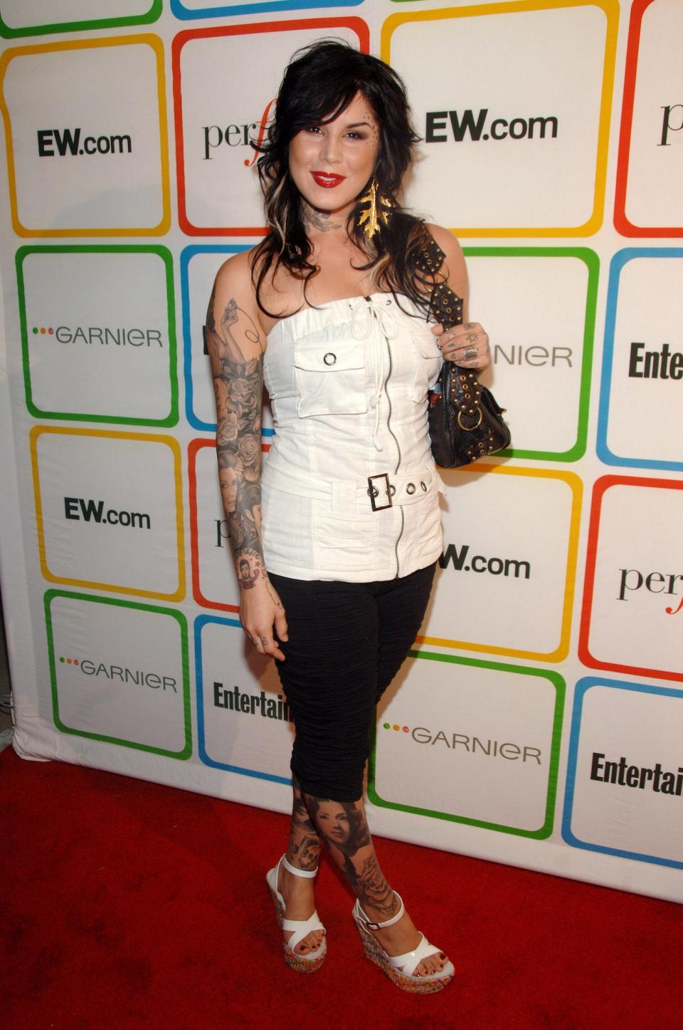 Kat Von D at an Entertainment Weekly event on June 22, 2006.