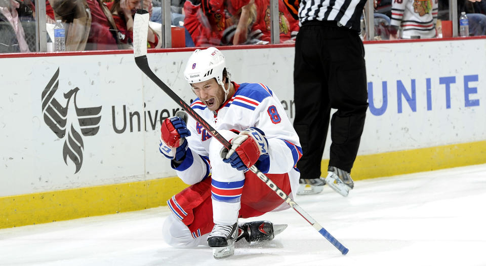 According to former NHL enforcer Brandon Prust, life is pretty good if you play for the New York Rangers. (Photo by Bill Smith/NHLI via Getty Images)