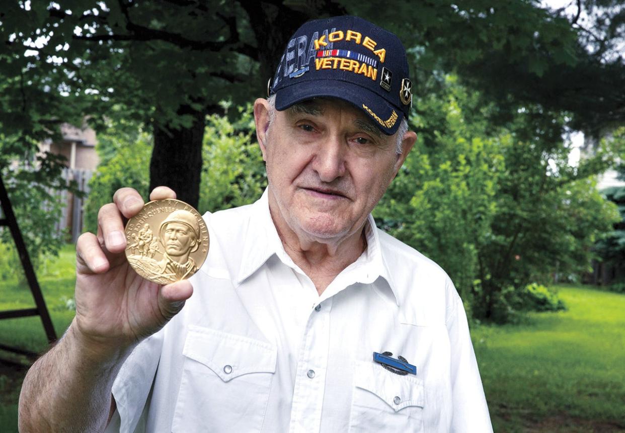 Ivan Maras, a Korean War veteran, was honored with a Congressional Gold Medal for his service with "the Borinqueneers," a mostly Puerto Rican infantry regiment.