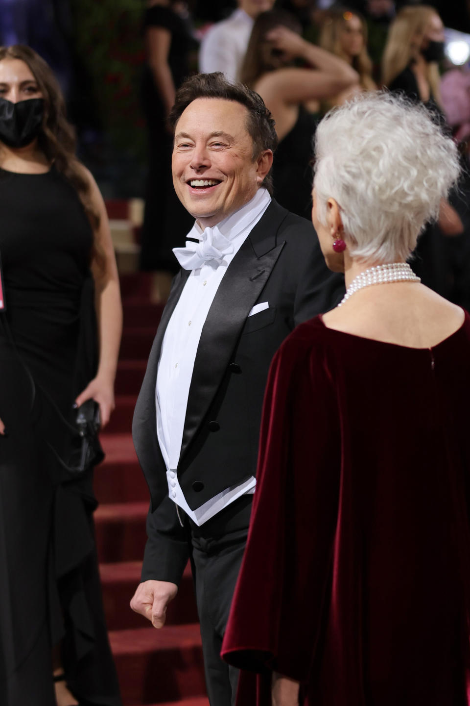 Elon Musk at the Met Gala in 2022. 