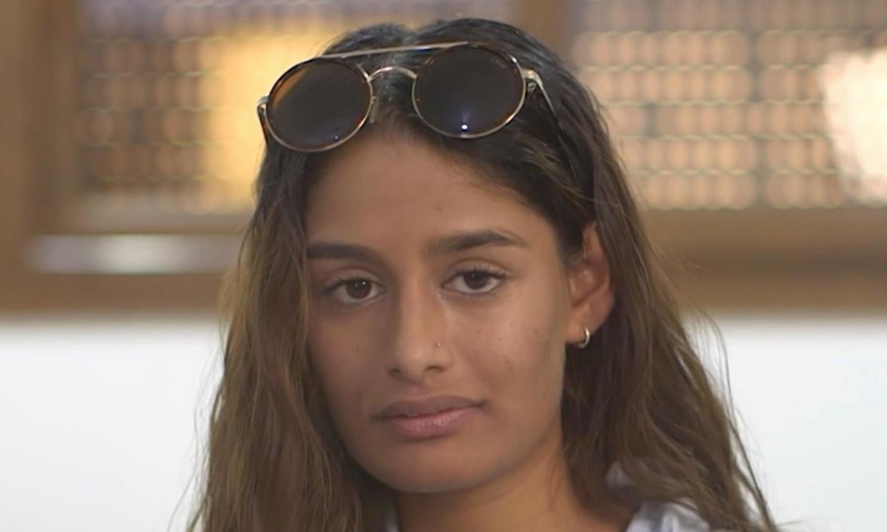 <span>Shamima Begum said when she was found that she hoped to return to the UK but did not regret her decision to join IS.</span><span>Photograph: BBC</span>