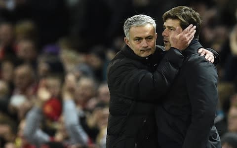 Jose Mourinho and Mauricio Pochettino -  - Credit: Getty Images