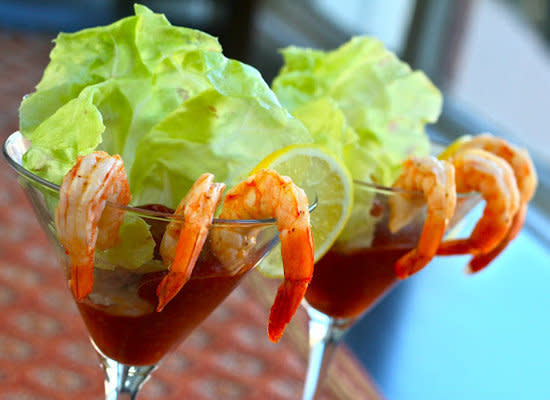 <strong>Get the <a href="http://eisforeat.blogspot.com/2012/08/s-is-for-sriracha-shrimp-cocktail.html">Sriracha Shrimp Cocktail recipe</a> by E is for Eat</strong>