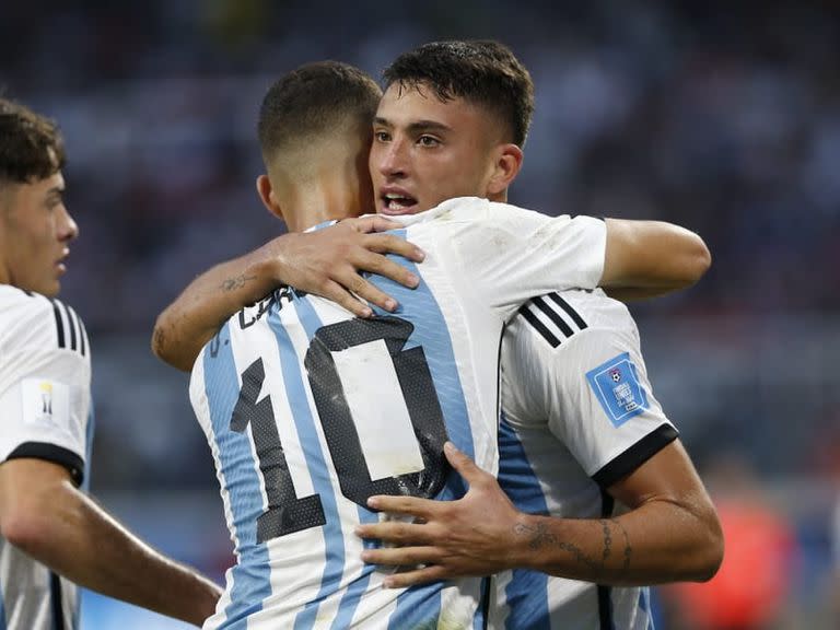 La selección argentina ganó los dos partidos que jugó en el Mundial Sub 20 y lidera en el grupo A
