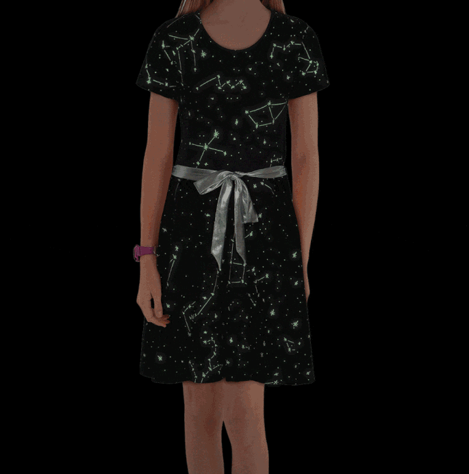 Glow-in-the-Dark Constellation Dress