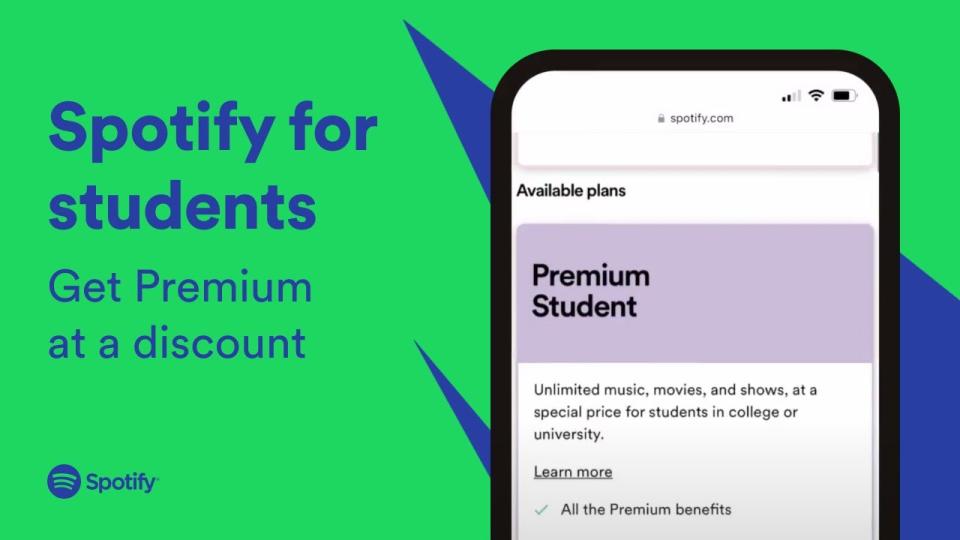 Spotify student discount 