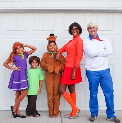 4) Scooby Doo Group Costume